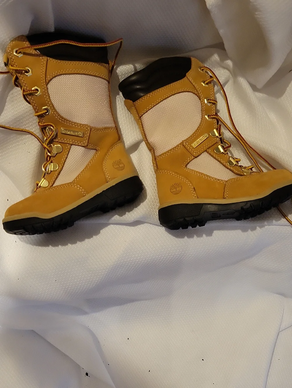 Timberland Toddler Sz8 Wheat/Tan Lace-Up Outdoor Boots
